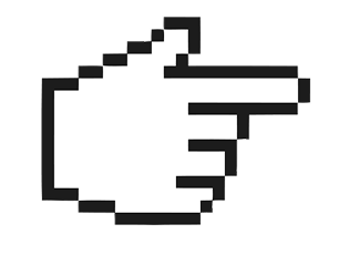 Pixel cursor hand